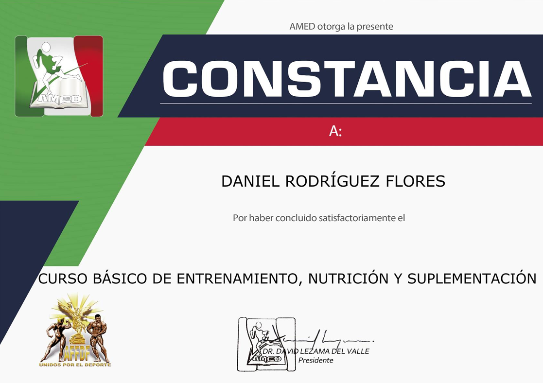 Certificación AMED
